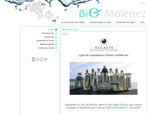 Tablet Screenshot of bio-molenez.com